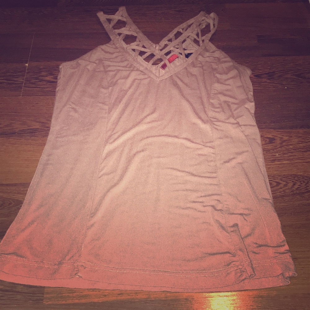 Brown tank top